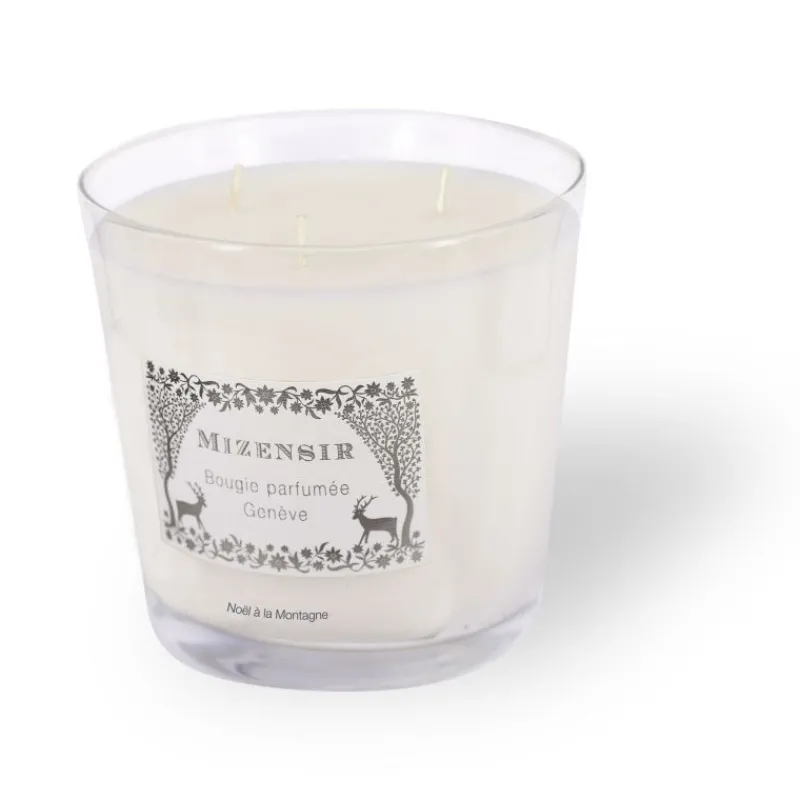 Mizensir Parfums Grandes Bougies Parfumées^Noël à la Montagne  | Large scented candle