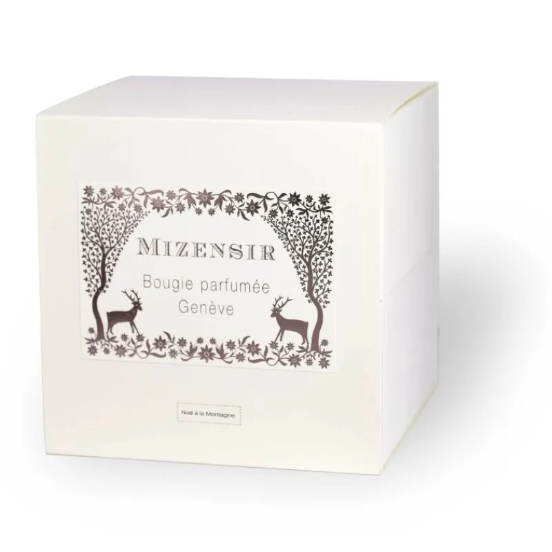 Mizensir Parfums Grandes Bougies Parfumées^Noël à la Montagne  | Large scented candle