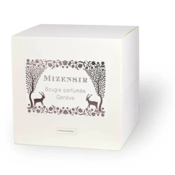 Mizensir Parfums Grandes Bougies Parfumées^Pomme d'Ambre  | Large scented candle