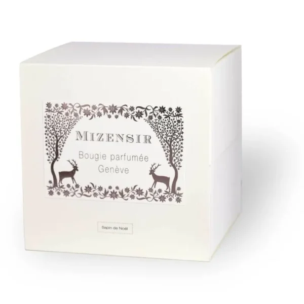 Mizensir Parfums Grandes Bougies Parfumées^Sapin de Noël  | Large scented candle