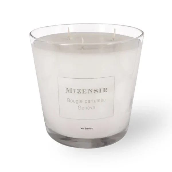 Mizensir Parfums Grandes Bougies Parfumées^Vert Bambou  | Large scented candle